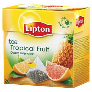 Lipton pyramid tropical fruit