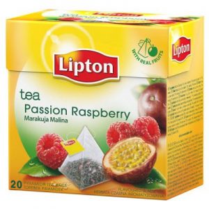Lipton pyramids passion raspberry