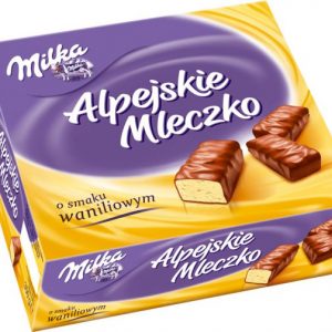 Milka Alpine vanilla milk 350g