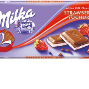 MILKA strawberry-yoghurt chocolate 100g