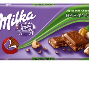 MILKA chocolate with nuts 100g